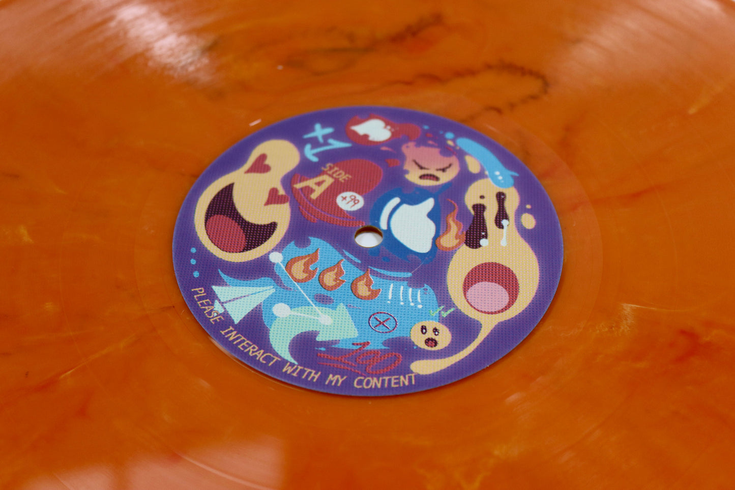 Please Interact With My Content - Orange Creamsicle Marble - LE 300