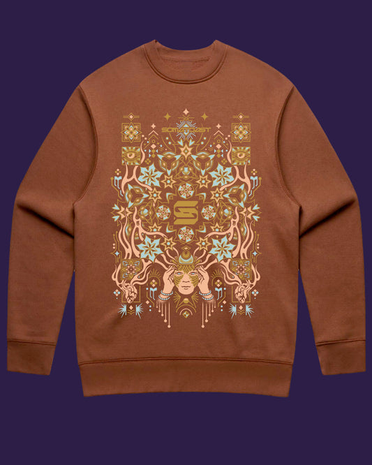 Psychic Content Heavyweight Crewneck (Clay)