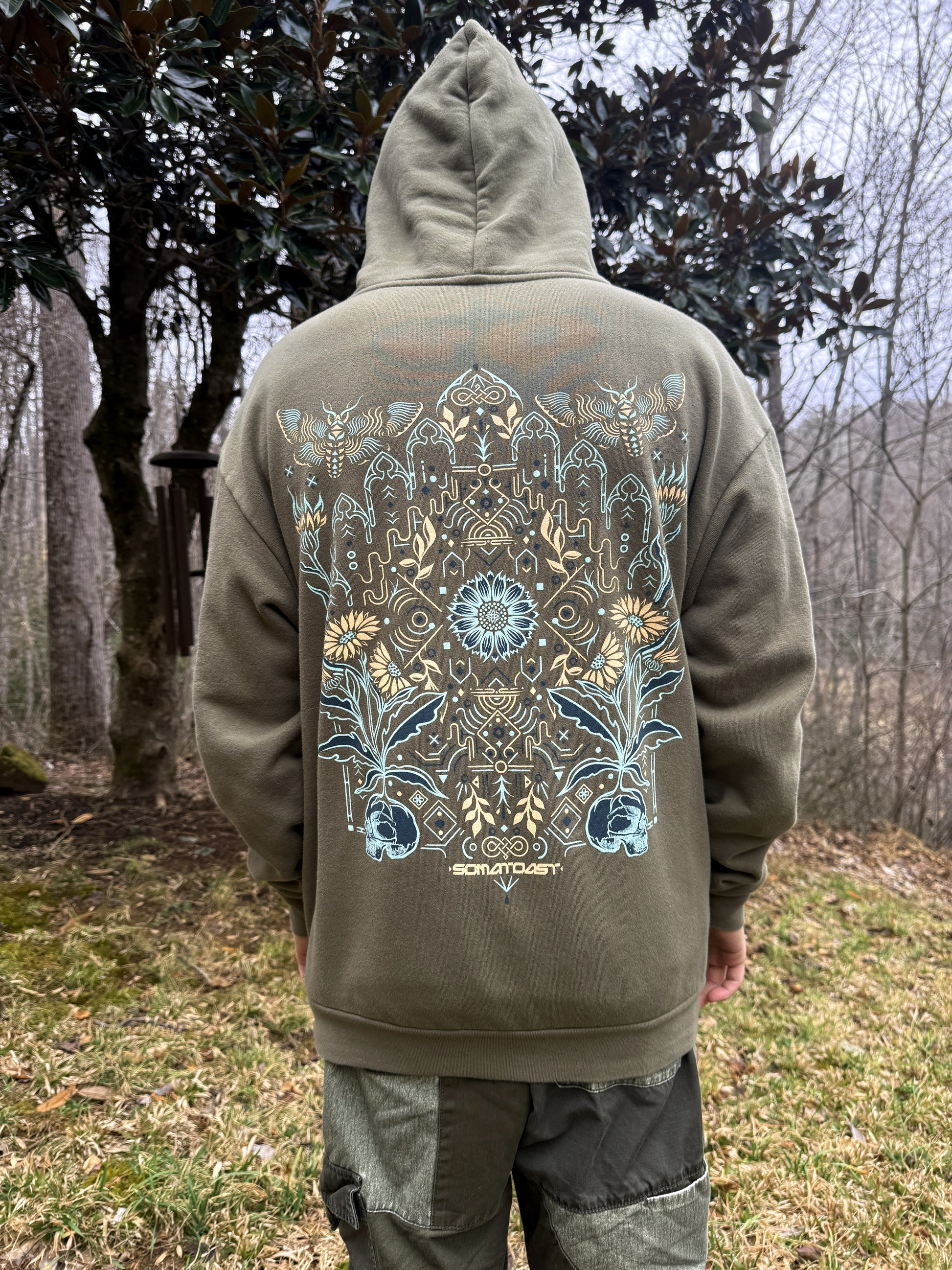 calendula hoodie sage olive green somatoast perfectly possessed