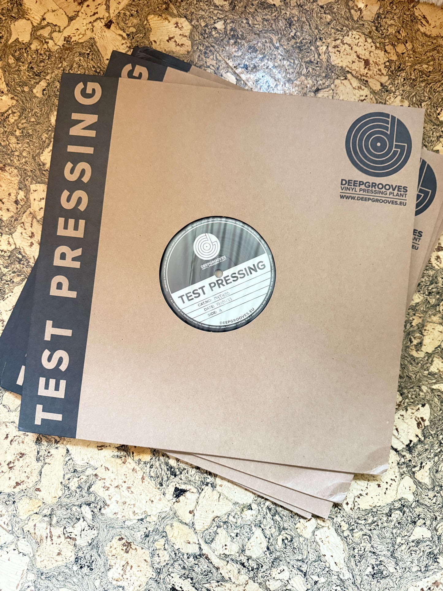 Signed Test Pressings: Mythology 2LP - Black Vinyl (1 of 3)