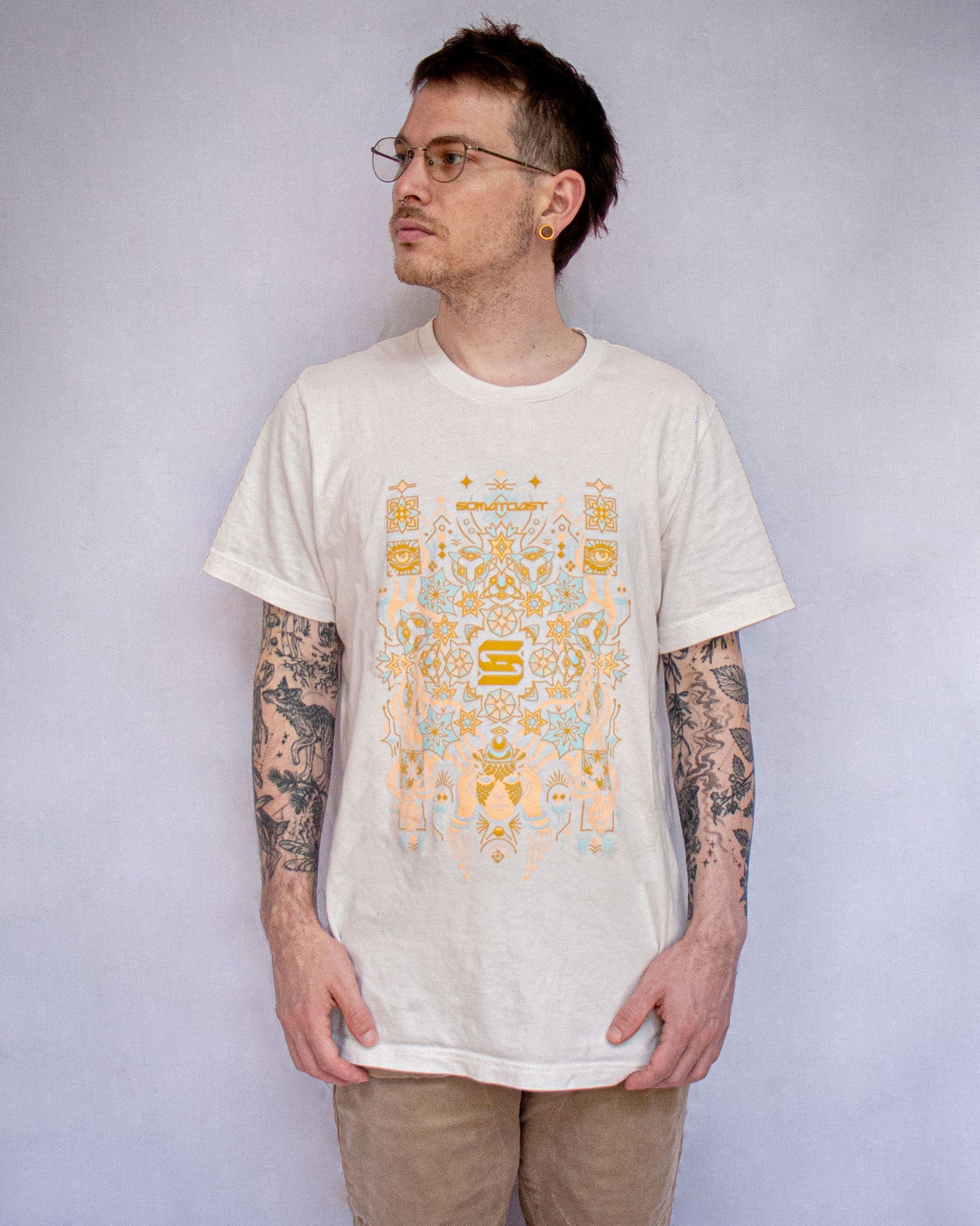 Psychic Content T-Shirt - Vintage White