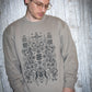 Psychic Content Heavyweight Crewneck (Cement)