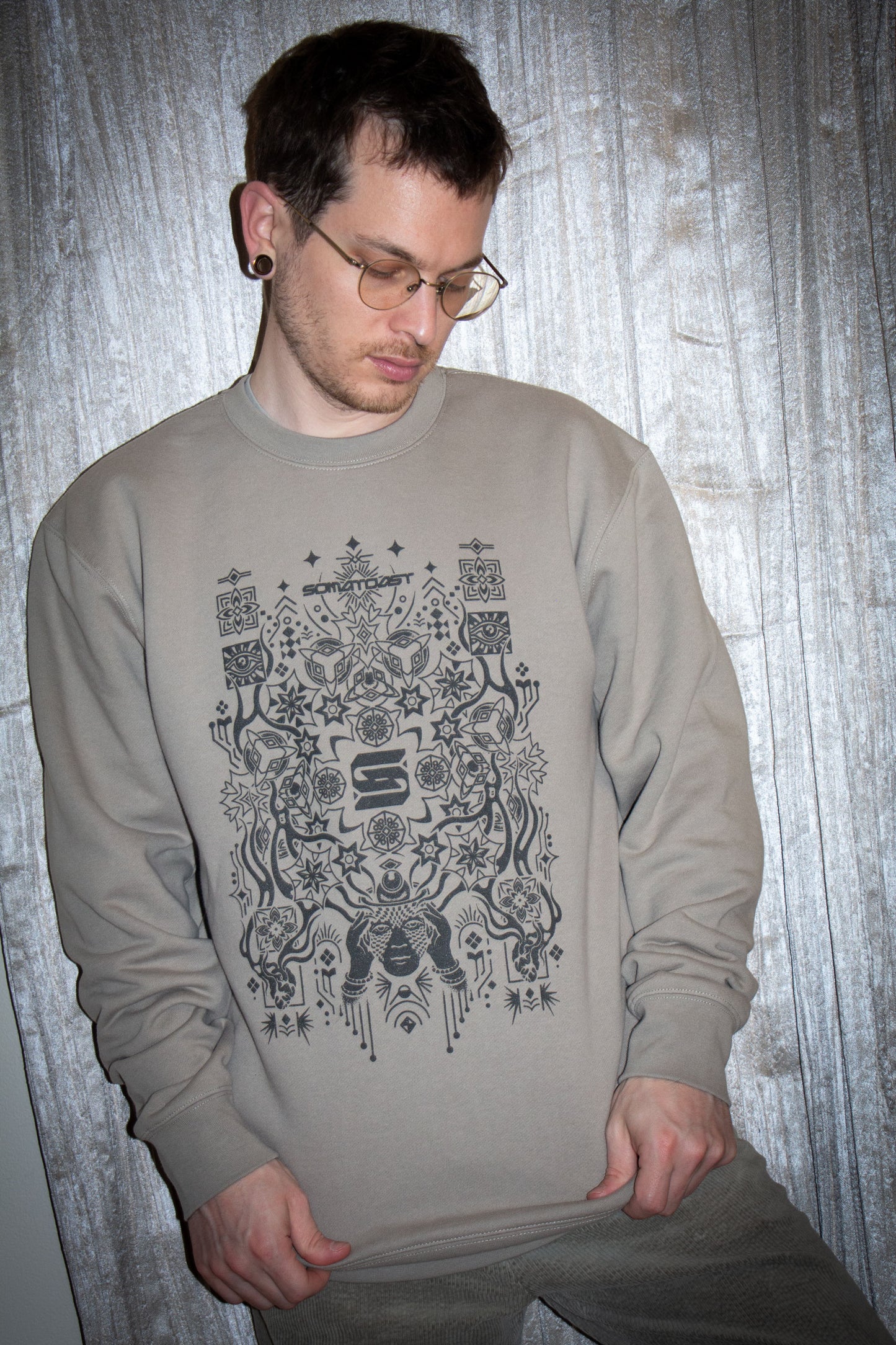 Psychic Content Heavyweight Crewneck (Cement)