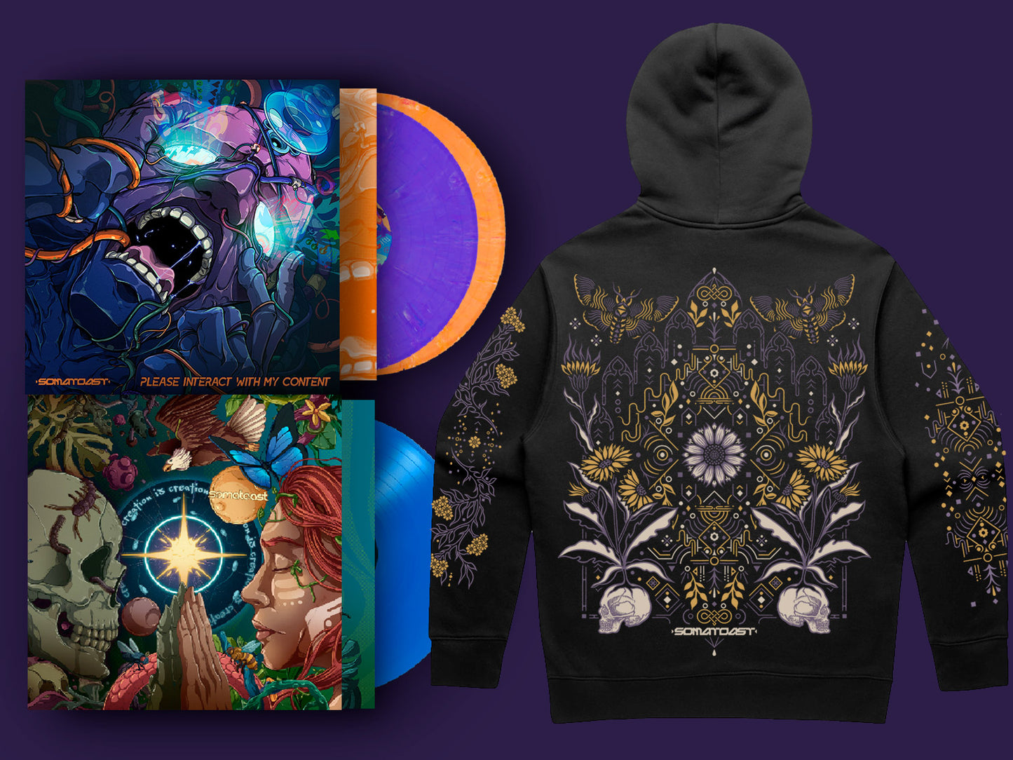 Stay Toasty - 2 Signed Records & Hoodie Bundle
